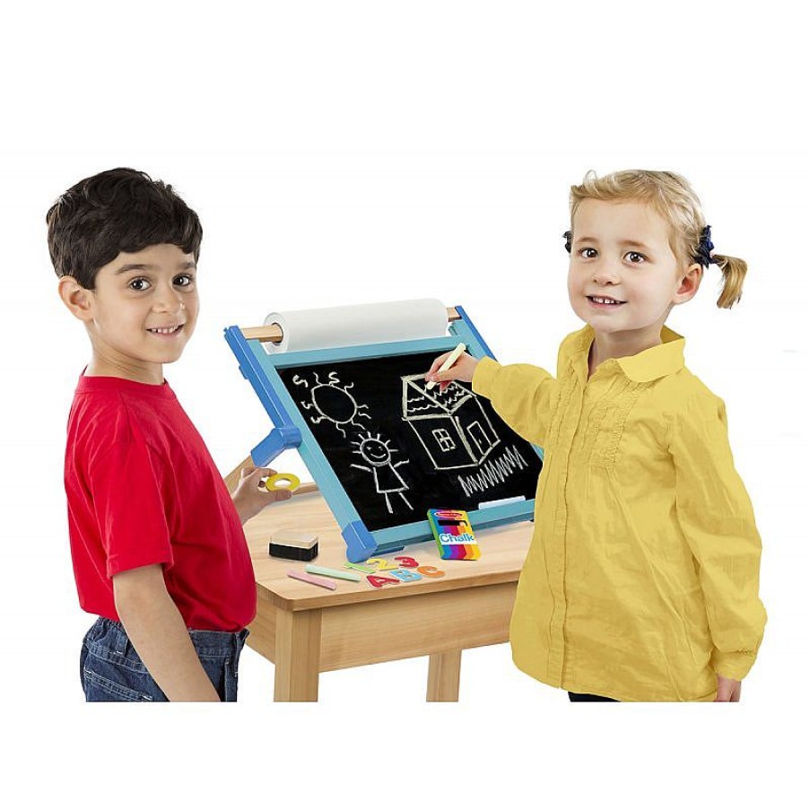 Imagination Et Imitation Melissa Et Doug Tableau Magn Tique De Table Pour Enfant Double Face